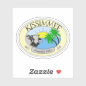 Siegel Kissimmee, Florida Aufkleber (Blatt)