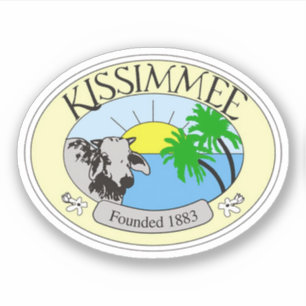 Siegel Kissimmee, Florida Aufkleber