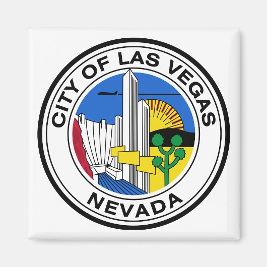 Siegel Las Vegas (Nevada) Magnet (Vorne)