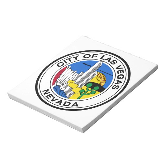 Siegel Las Vegas (Nevada) Notizblock (Rotiert)