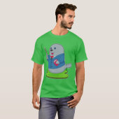 Siegel Lehrerin Buchschule T-Shirt (Vorne ganz)