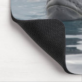 Siegel Leopard, der schwimmt Mousepad (Ecke)