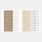 Siegel-Logo mit neutraler Kerze, manipulationssich Etiketten (Blatt)