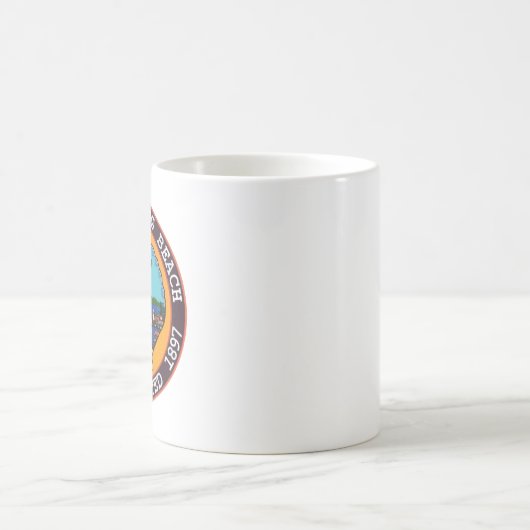 Siegel Long Beach, Kalifornien Kaffeetasse (Mittel)
