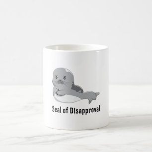 Siegel Lover Meereswelt Tier Niedlich Sea Lion Sie Kaffeetasse