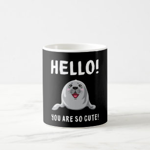 Siegel Meereswelt Tierische Siegel Seelöwe Lover G Kaffeetasse