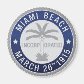 Siegel Miami Beach, Florida Magnet (Vorne)