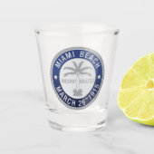 Siegel Miami Beach, Florida Schnapsglas (Vorderseite)