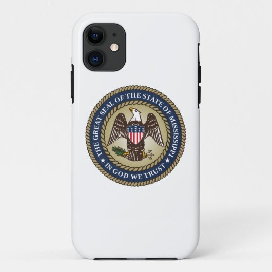 Siegel Mississippi Case-Mate iPhone Hülle (Rückseite)