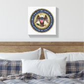 Siegel Mississippi Leinwanddruck (Insitu (Schlafzimmer))