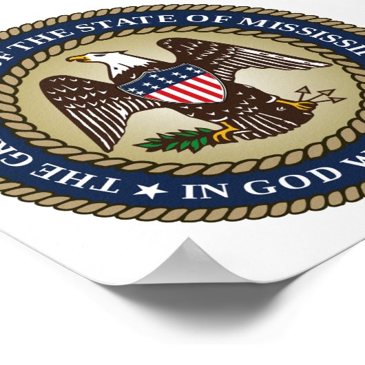 Siegel Mississippi Poster (Ecke)