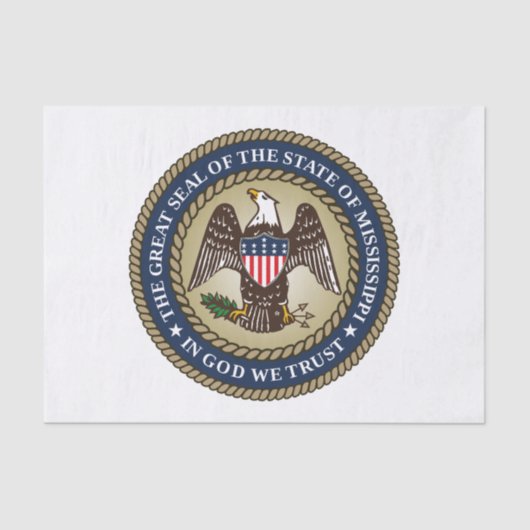 Siegel Mississippi Seidenpapier (Vorderseite)