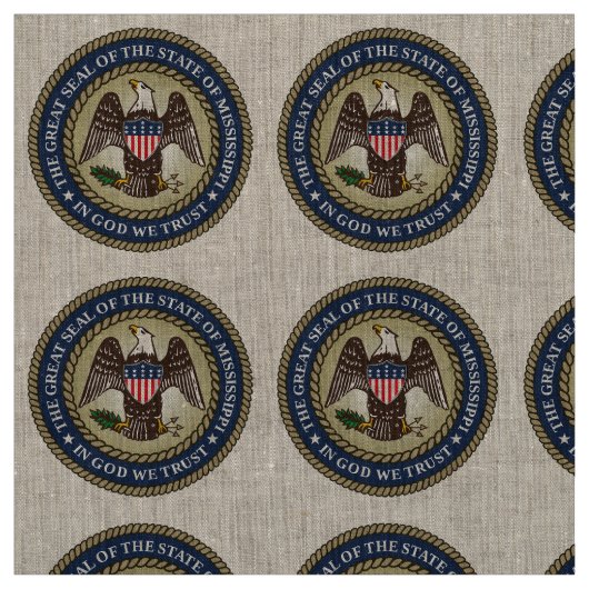 Siegel Mississippi Stoff (Muster)