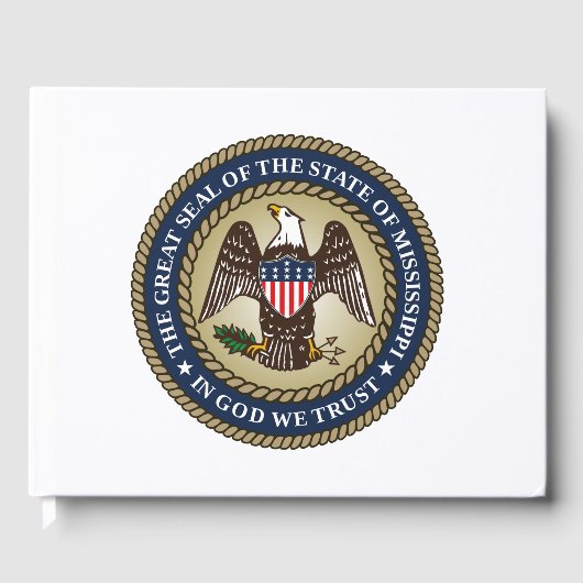 Siegel Mississippi (US-Staat) Gästebuch (Vorderseite)