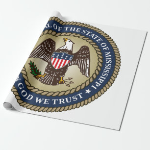Siegel Mississippi (US-Staat) Geschenkpapier