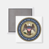 Siegel Mississippi (US-Staat) Magnet (Vorderseite/Rückseite)