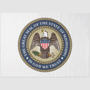 Siegel Mississippi (US-Staat) Seidenpapier