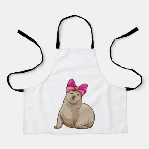 Siegel mit Band Schürze