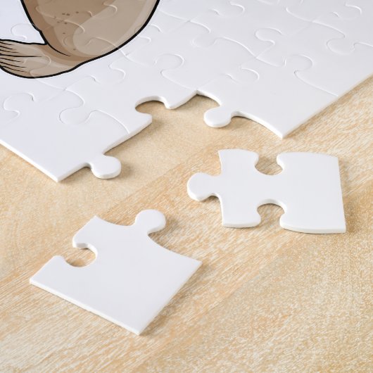Siegel mit Basketball Puzzle (Seite)