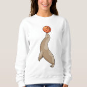 Siegel mit Basketball Sweatshirt (Vorderseite)