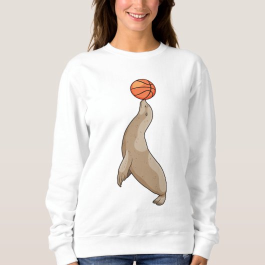 Siegel mit Basketball Sweatshirt (Vorderseite)
