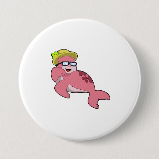 Siegel mit Brille.PNG Button (Vorderseite)