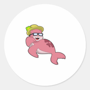 Siegel mit Brille.PNG Runder Aufkleber