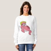 Siegel mit Brille.PNG Sweatshirt (Vorne ganz)