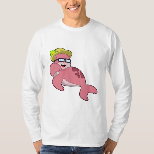 Siegel mit Brille.PNG T-Shirt (Vorderseite)