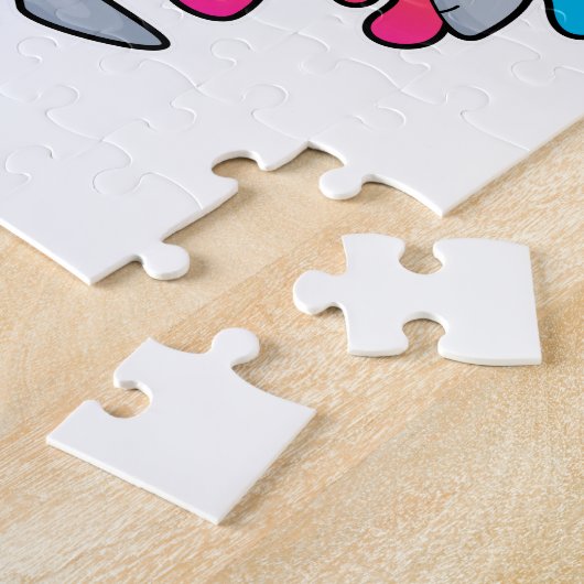 Siegel mit Brille Puzzle (Seite)