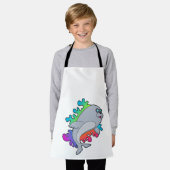 Siegel mit Brille Schürze (Getragen)