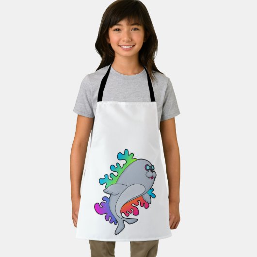 Siegel mit Brille Schürze (Insitu)