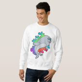 Siegel mit Brille Sweatshirt (Vorne ganz)