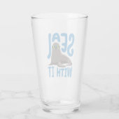 Siegel mit Coolem Siegel mit Sonnenbrille Glas (Rückseite)