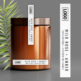 Siegel mit dem Logo-Label "dünne Kerze"