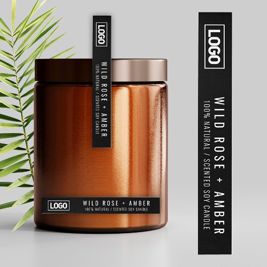 Siegel mit dem Logo-Label "dünne Kerze"