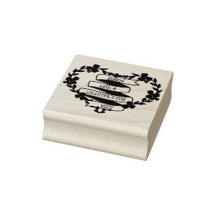 Siegel mit einem Valentinstag Kuss Gummistempel
