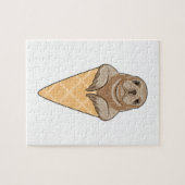 Siegel mit Eiscreme Puzzle (Horizontal)