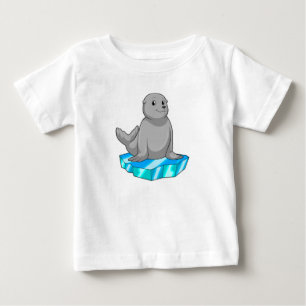 Siegel mit Eisscholle Baby T-shirt