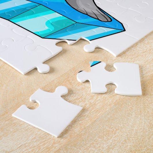 Siegel mit Eisscholle Puzzle (Seite)