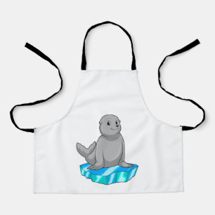 Siegel mit Eisscholle Schürze