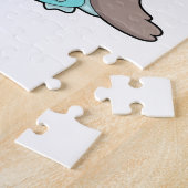 Siegel mit Fisch Puzzle (Seite)