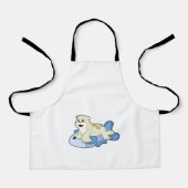 Siegel mit Fisch Schürze (Vorderseite)