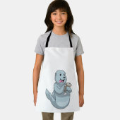 Siegel mit Fisch Schürze (Insitu)