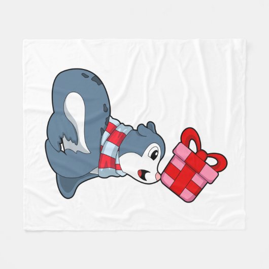 Siegel mit Geschenk Fleecedecke (Vorderseite (Horizontal))