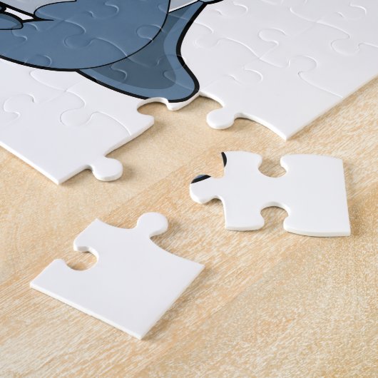 Siegel mit Geschenk Puzzle (Seite)