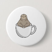 Siegel mit Kaffeetasse Button (Vorderseite)