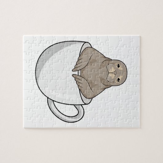 Siegel mit Kaffeetasse Puzzle (Horizontal)