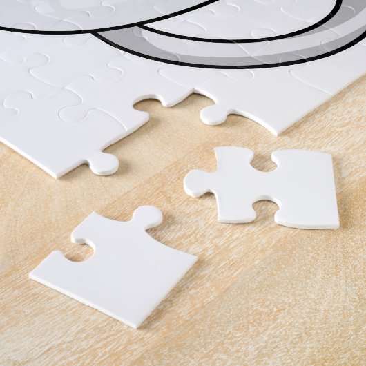 Siegel mit Kaffeetasse Puzzle (Seite)