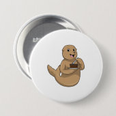 Siegel mit Kuchen Button (Vorne & Hinten)